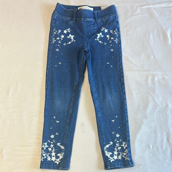 Levi’s - Blue Jeggings with Embellished Details - Picture 1 of 4